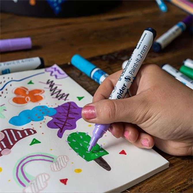 Akril marker, 2 mm, SCHNEIDER 