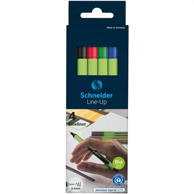Tűfilc készlet, 0,4 mm, SCHNEIDER 