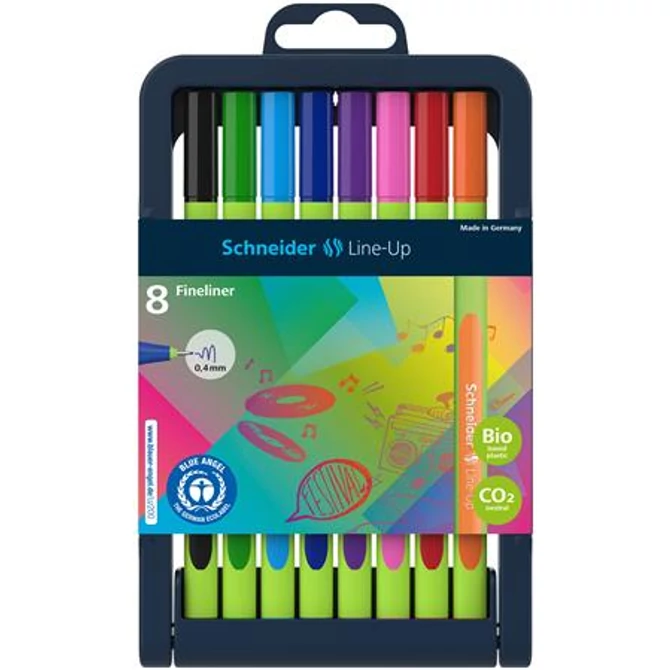 Tűfilc készlet, 0,4 mm, SCHNEIDER 