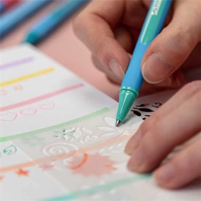 Golyóstoll, 0,7 mm, kupakos, SCHNEIDER 