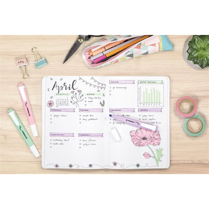 Szövegkiemelő STABILO Swing Cool pasztell jeges kék