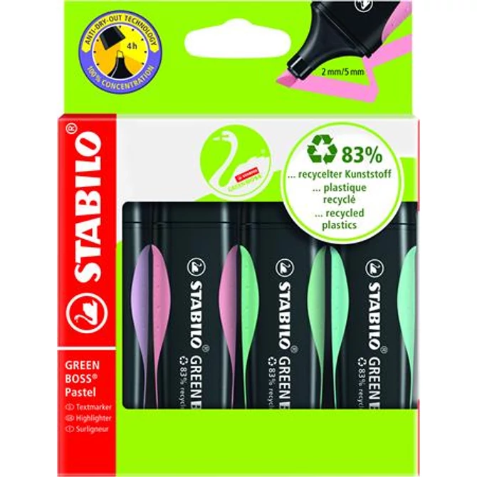 Szövegkiemelő készlet, 2-5 mm, STABILO 