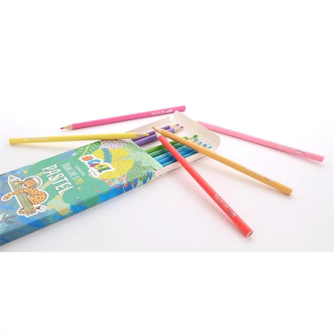 Színes ceruza készlet, kerek, COOL BY VICTORIA 