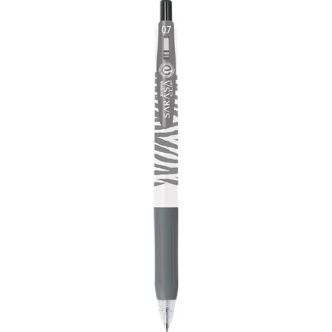 Zseléstoll, 0,33 mm, nyomógombos, csíkos test, ZEBRA 