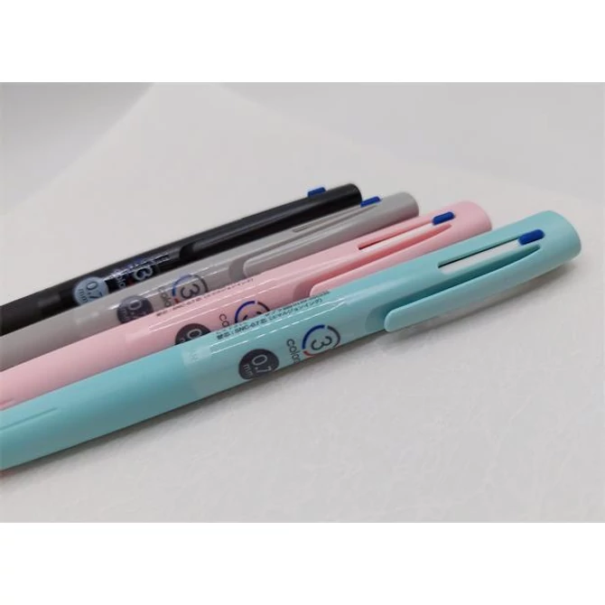 Golyóstoll ZEBRA bLen 3C 0,7mm fekete testű háromszínű