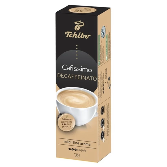 Kávékapszula TCHIBO Cafissimo Caffé Crema koffeinmentes 10 kapszula/doboz