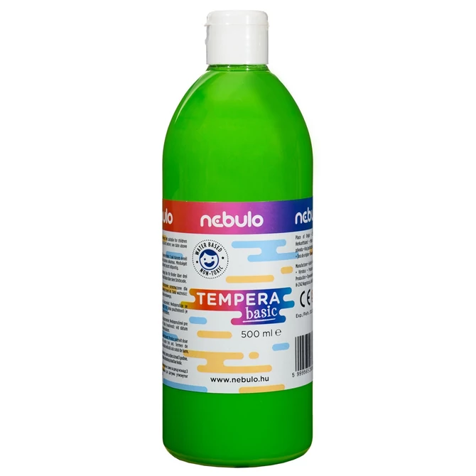 Tempera, 500 ml, NEBULO, világoszöld