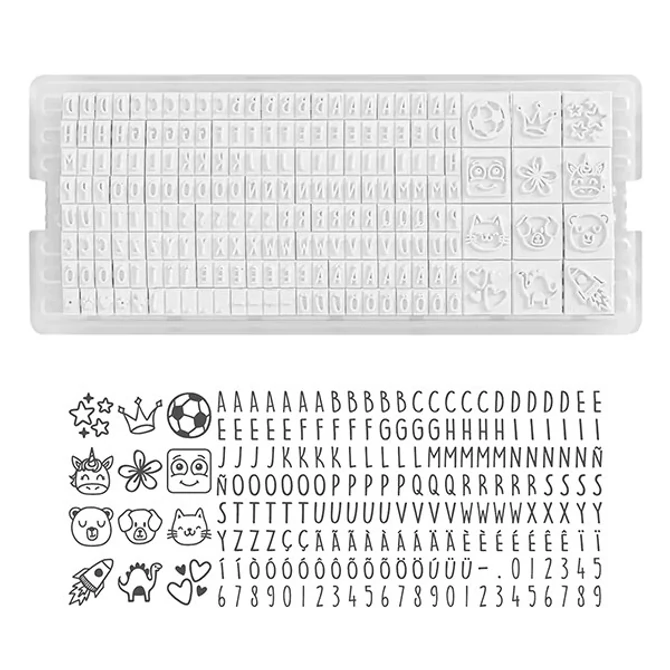 Textilbélyegző MARKY kirakós zöld