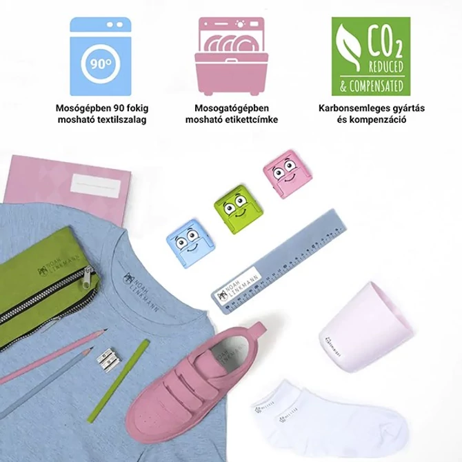 Textilbélyegző MARKY kirakós zöld