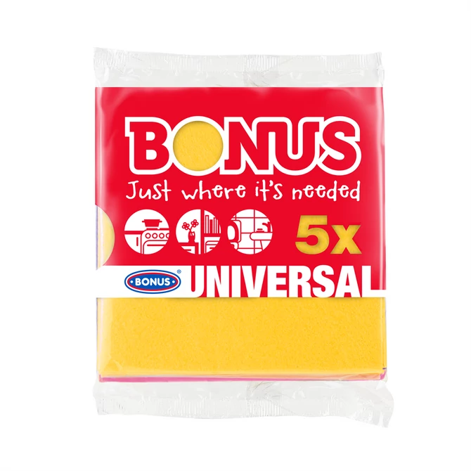 Törlőkendő általános 5 db/csomag, Bonus