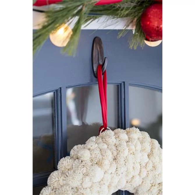 Műanyag akasztó, ovális, bronz, L méret, 1 db,  3M SCOTCH 