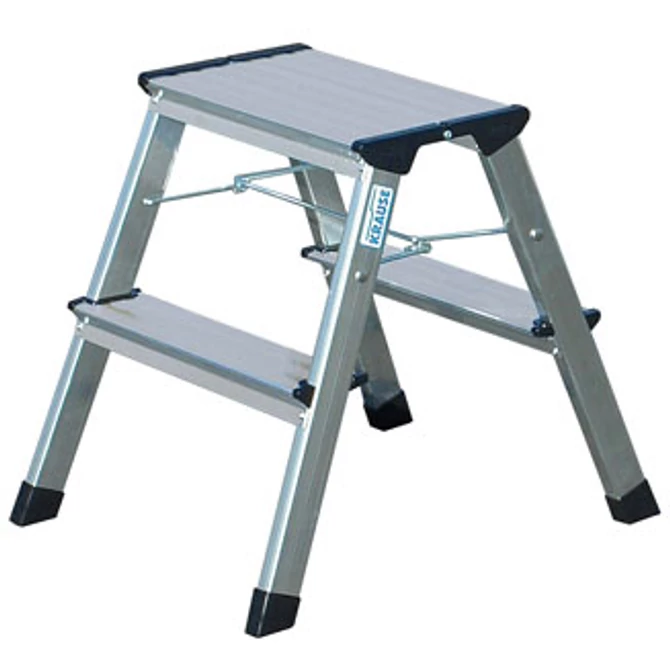 Fellépő, 2x2 lépcsőfok, alumínium, KRAUSE 