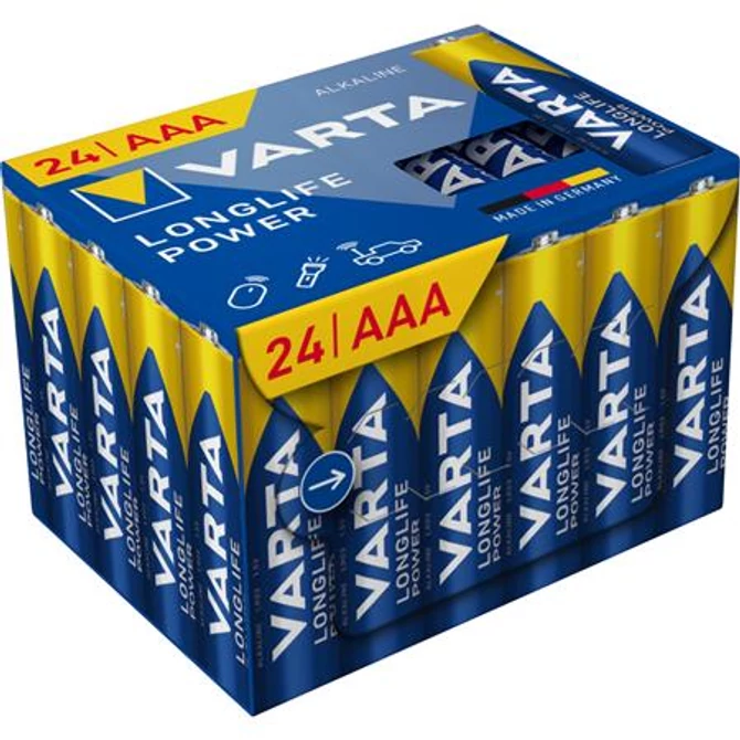 Elem, AAA mikro, 24 db, műanyagmentes, VARTA 