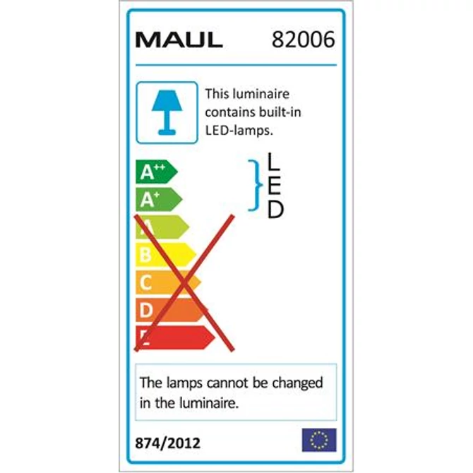 Asztali lámpa, LED, MAUL 