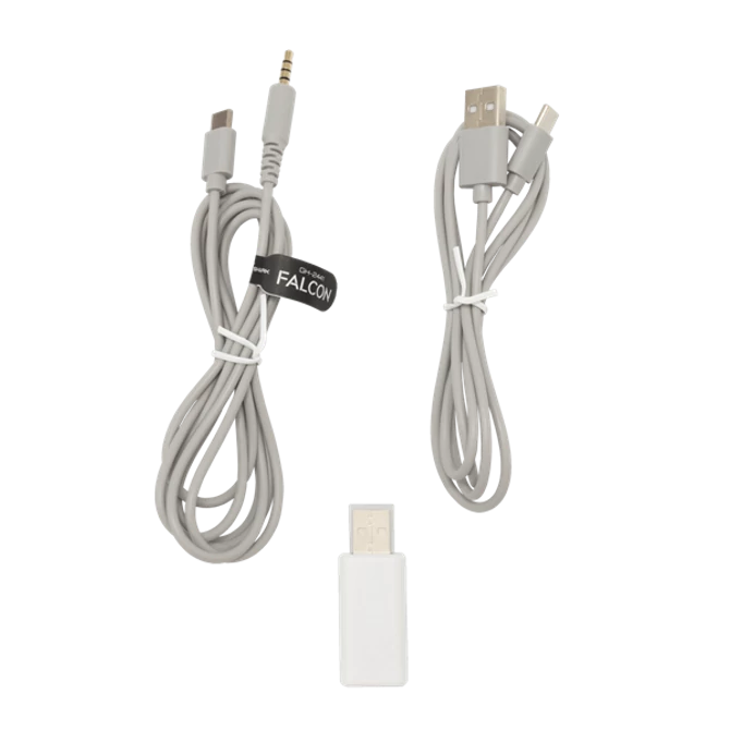 White Shark WS WGH-2441W FALCON-W vezeték nélküli fehér gamer headset