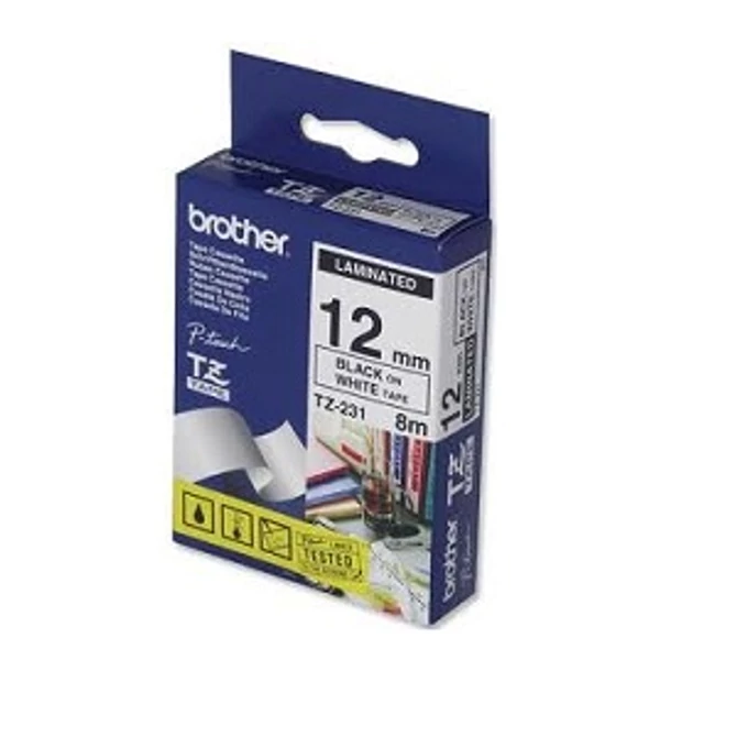 Feliratozógép szalag, 12 mm x 8 m, BROTHER, 