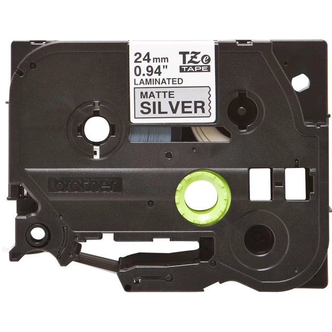 Brother TZe-M951 laminált P-touch szalag (24mm) Black on Matt Silver - 8m