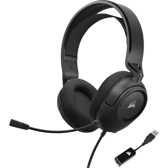 Corsair CH-9226F65-NA 4in1 vezetékes fekete gamer billentyűzet + egér + fejhallgató + egérpad