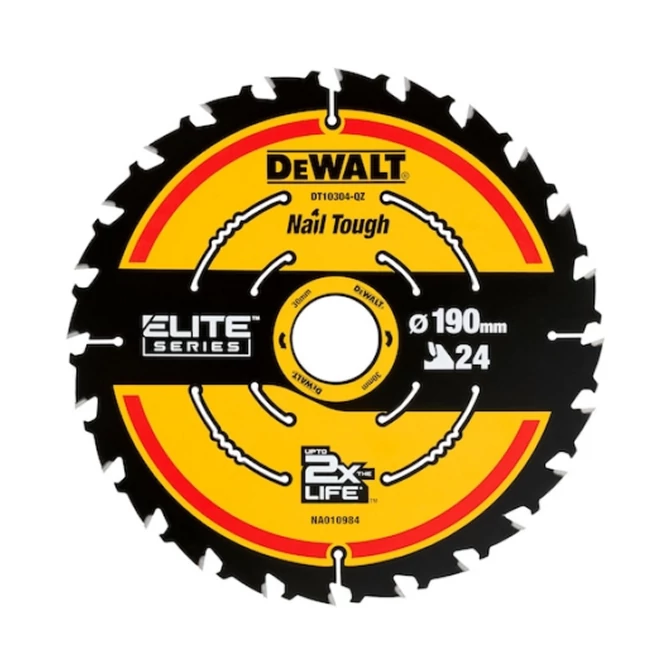 DEWALT Körfűrészlap, Elite CSB, 190x30 mm, 24 fog