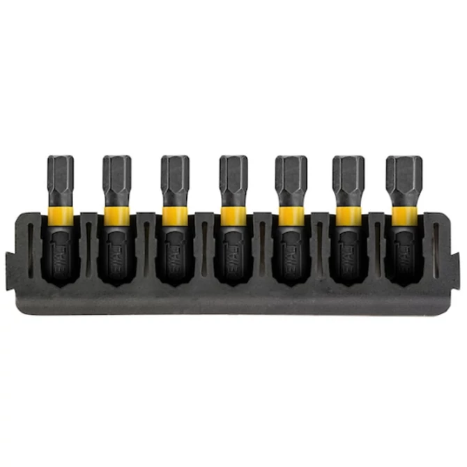 DEWALT Tartozékkészlet, 25 mm 7 részes hegytartó