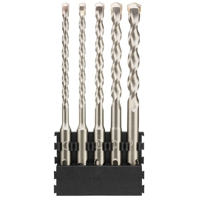DEWALT Hegytartó, SDS-Plus fúrók, 5db, 6-12x160mm