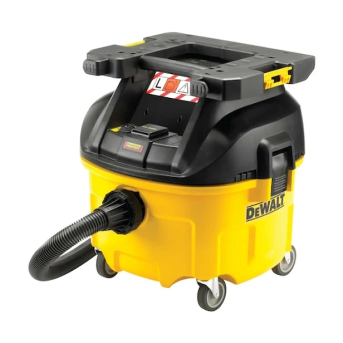 DEWALT Porszívó, 30L, 1400W, L osztály, TSTAK, szűrőtisz.
