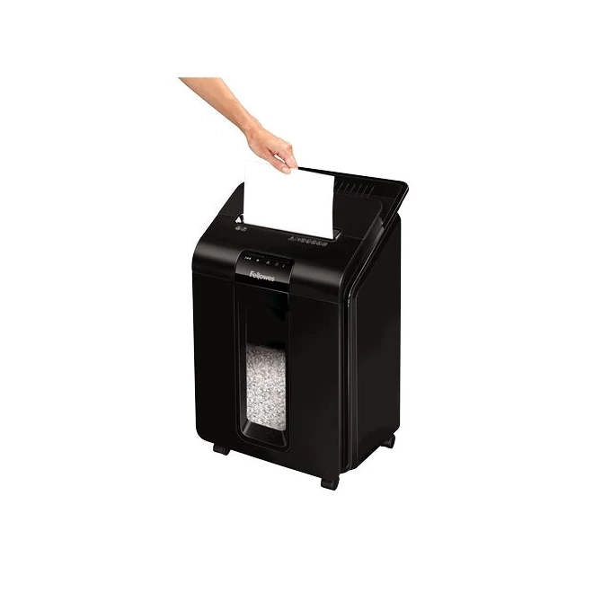 Iratmegsemmisítő, minikonfetti, 90 lap, FELLOWES 