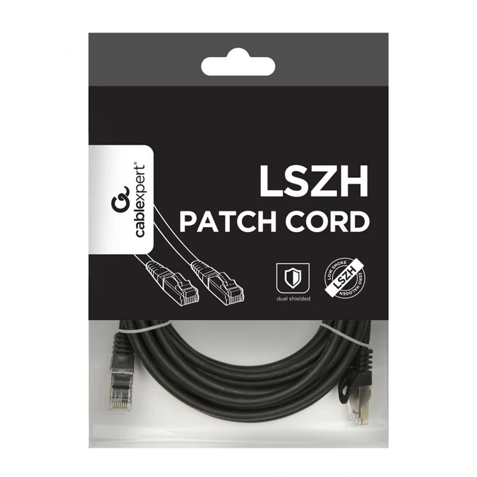 Gembird CAT6A S-FTP Patch Cable 3m Black