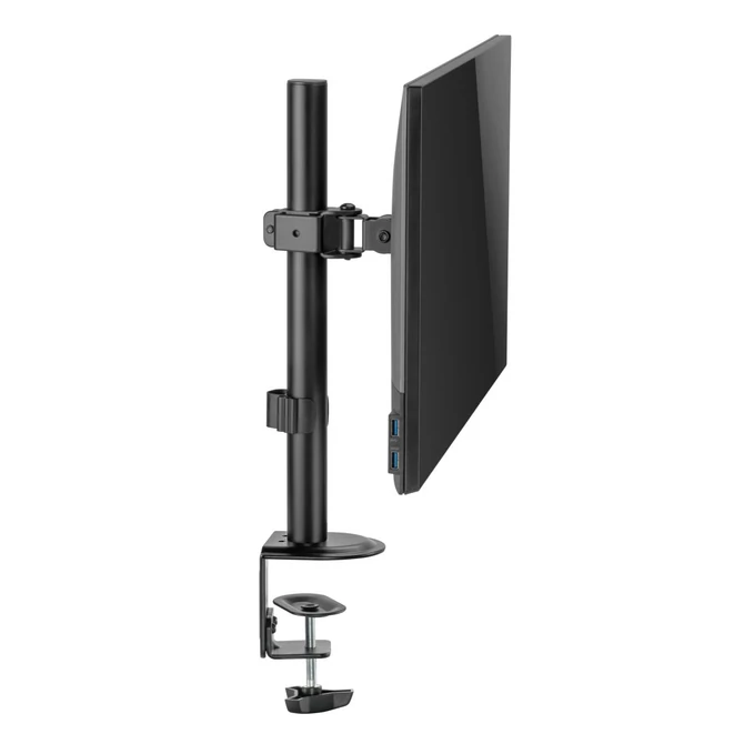 Gembird MA-D1-02 Desk mounted single monitor arm 17”-32” Black