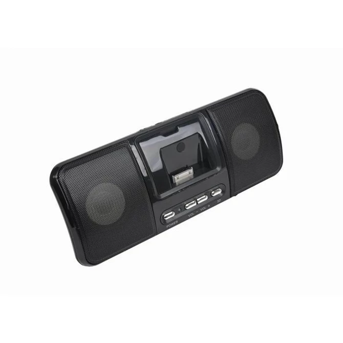 Gembird SPK321i Portable speakers with universal dock for iPhone and iPod Black