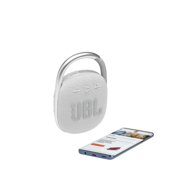 JBL CLIP 4 HORDOZHATÓ BLUETOOTH HANGSZÓRÓ, FEHÉR