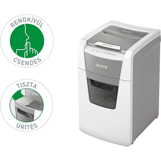 Iratmegsemmisítő, mikrokonfetti, 150 lap, LEITZ 