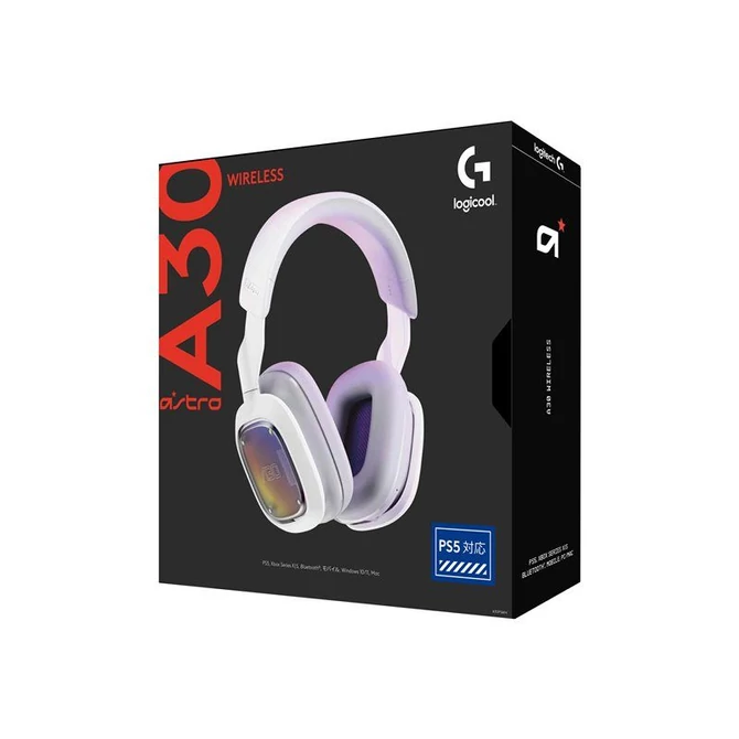 Logitech Astro A30 Wireless Bluetooth Gaming Headset for XBOX White