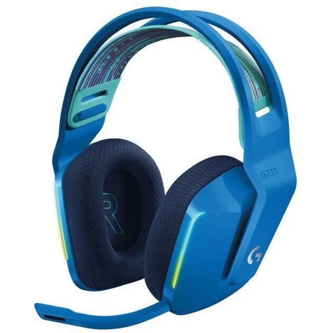 Logitech G733 Lightspeed Wireless RGB kék gamer headset