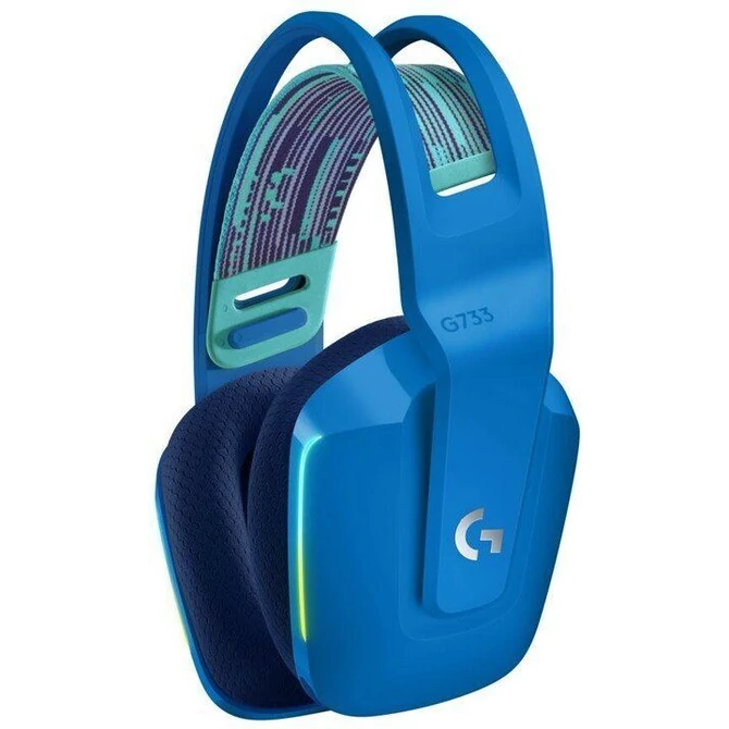 Logitech G733 Lightspeed Wireless RGB kék gamer headset