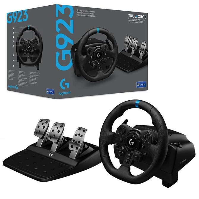 Logitech G923 Racing Wheel and Pedals PS4/PC kormány + pedálsor