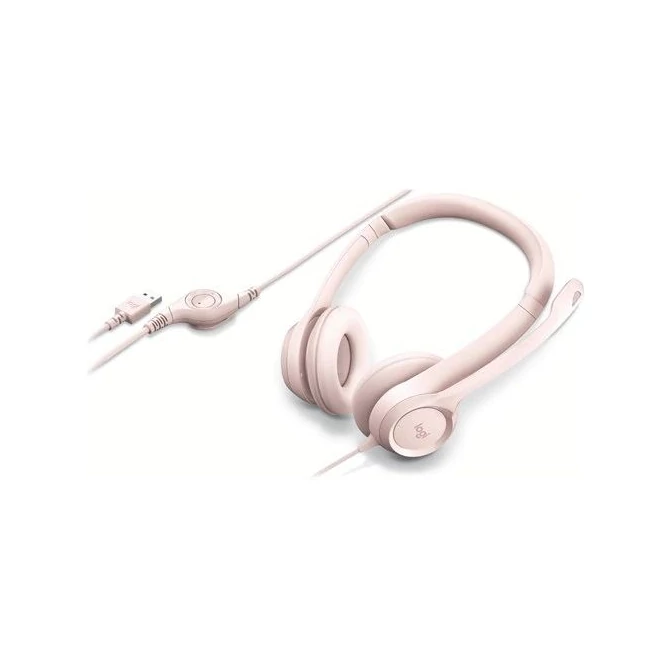 Logitech H390 Stereo Headset Rose