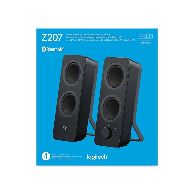 Logitech Z207 5W Bluetooth fekete hangszóró