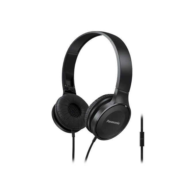 Panasonic RP-HF100ME-K mikrofonos fekete fejhallgató