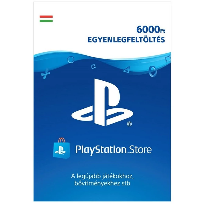 Playstation 6000Ft-os Feltöltő kártya PlayStation Network szolgáltatáshoz, Kártyás kivitel (PSN)