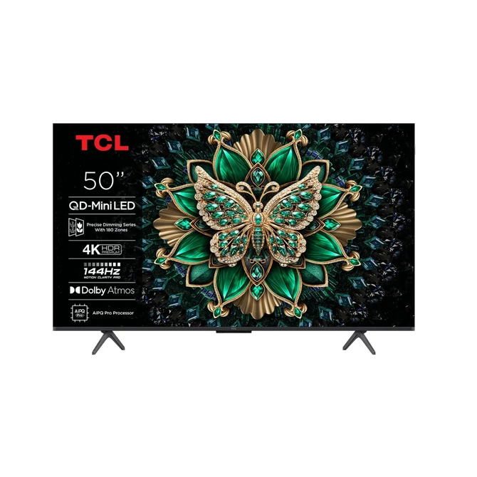 TCL 50C6K LED Televízió 127cm 4K QD-MiniLED HDR Google TV