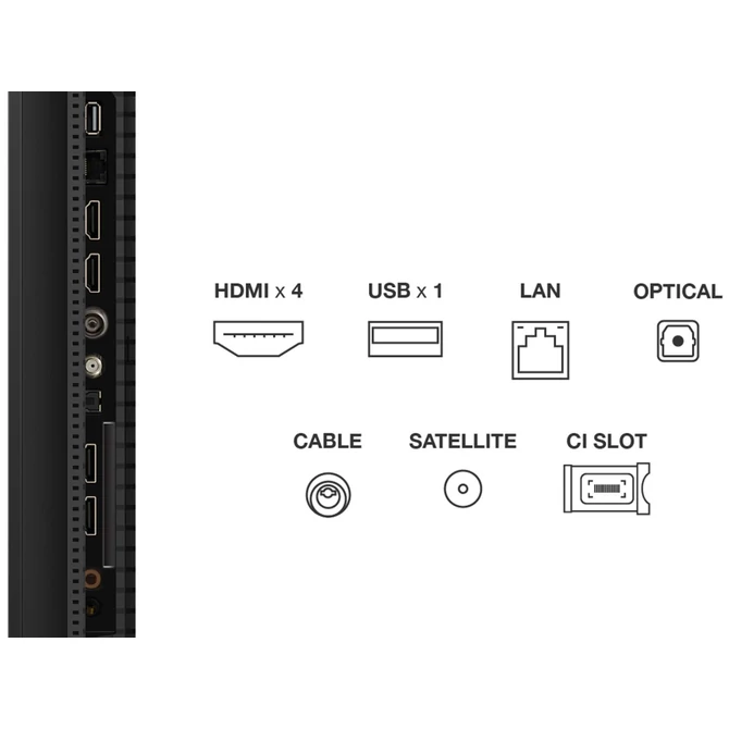 TCL 50C6K LED Televízió 127cm 4K QD-MiniLED HDR Google TV
