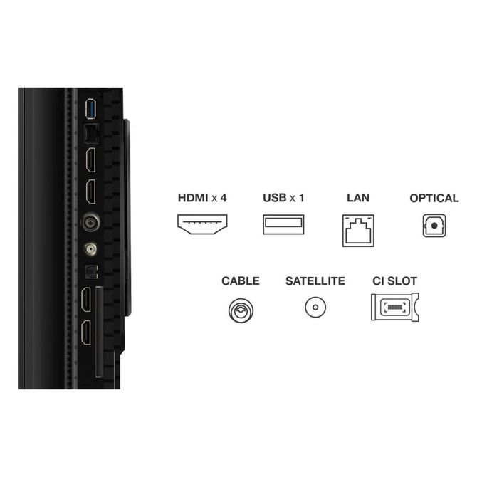 TCL 55P8K LED Televízió 139cm 4K QLED HDR Google TV
