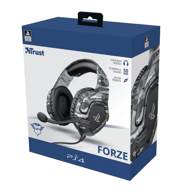 Trust GXT Forze-G PS4 szürke gamer headset