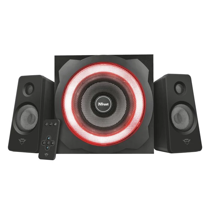 Trust GXT 629 Tytan 2.1 Speaker RGB jack 120W fa gamer hangszóró