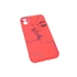 iPhone 11 piros mintás tok