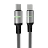 Töltőkábel, USB-C - USB-C, 60W, 1 m, AVAX 