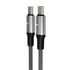 Töltőkábel, USB-C - USB-C, 60W, 1 m, AVAX 