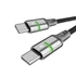 Töltőkábel, USB-C - USB-C, 60W, 2 m, AVAX 