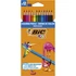 Színes ceruza BIC Kids Tropicolors hatszögletű 12db/készlet